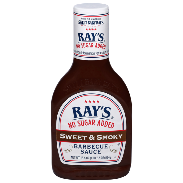Sweet Baby Ray's No Sugar Added Sweet & Smoky Barbecue Sauce