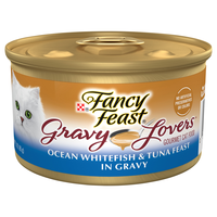 Fancy Feast Gravy Lovers Ocean Whitefish & Tuna Feast Wet Cat Food