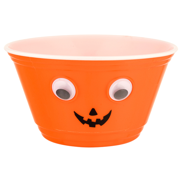 Smart Living Halloween Googly Eye Bowl Orange