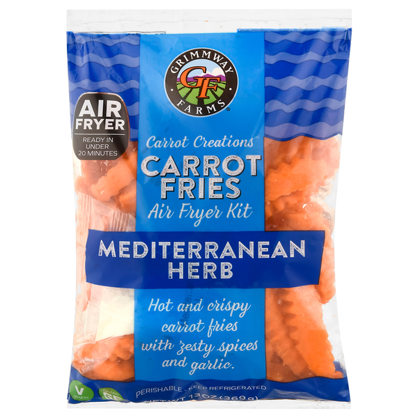 Grimmway Farms Mediterranean Herb Carrot Fries Air Fryer Kit