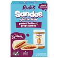 Rudi's Sandos Gluten Free Peanut Butter & Grape Spread Sandwiches - 4 ct