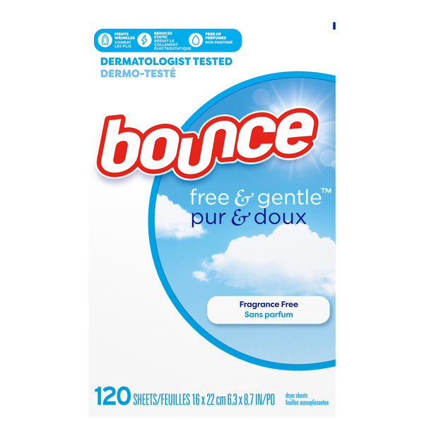 Bounce Free & Gentle Dryer Sheets