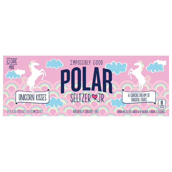 Polar Unicorn Kisses Seltzer Water Jr - 10 pk