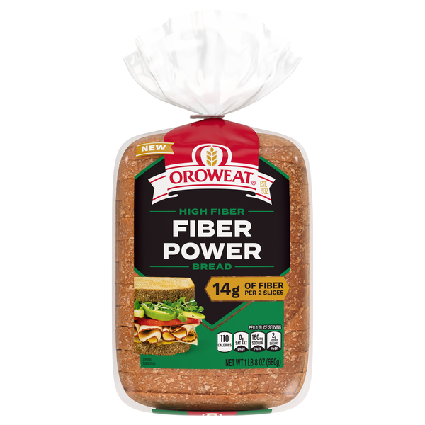 Oroweat High Fiber Power Bread