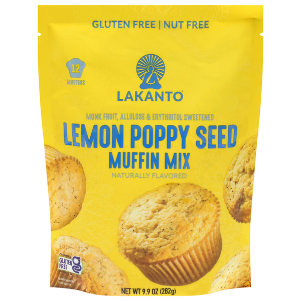 Lakanto Gluten & Nut Free Lemon Poppy Seed Muffin Mix