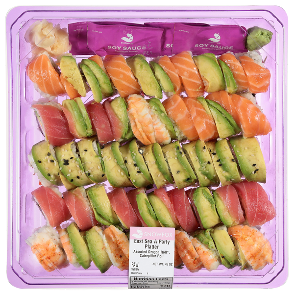 WAGO East Sea A Party Platter Sushi Roll