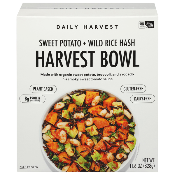 Daily Harvest Sweet Potato + Wild Rice Hash Harvest Bowl Frozen Meal