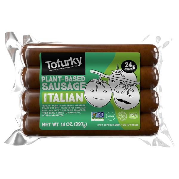 Save on Tofurky PlantBased Sausage Italian Vegan 4 ct Order Online Delivery MARTIN'S