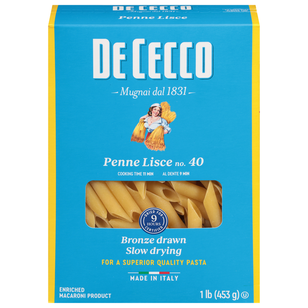 De Cecco Penne Lisce Pasta