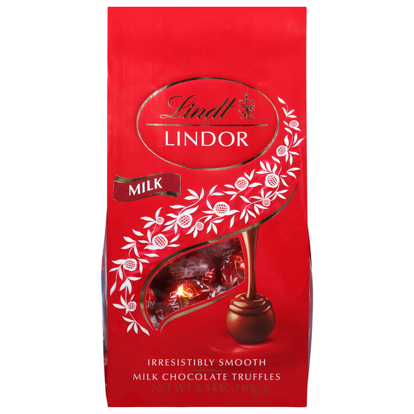 Lindt Lindor Milk Chocolate Candy Truffles