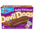 Drake's Salty Caramel Devil Dogs Snack Cakes - 8 ct