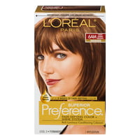 L'Oreal Superior Preference Permanent Hair Color Light Amber Brown 6AM