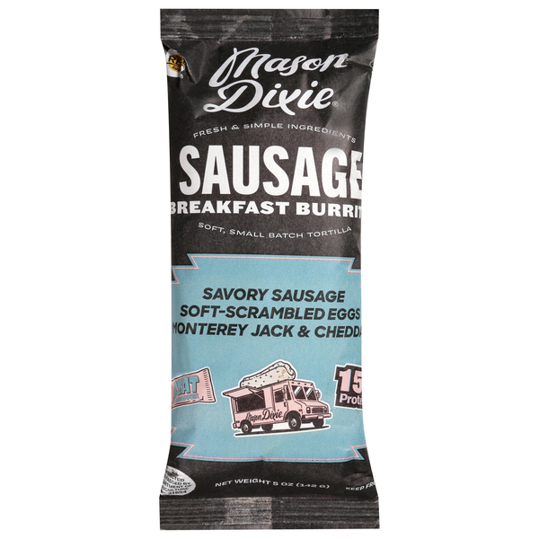 Mason Dixie Sausage Breakfast Burrito