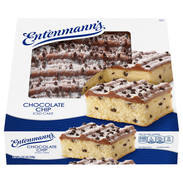 Entenmann's Chocolate Chip Iced Cake