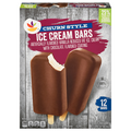 Stop & Shop Churn Style Reduced Fat Vanilla Ice Cream Bars - 12 ct