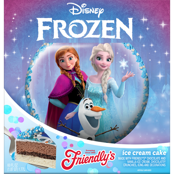 Friendly's Disney Frozen Ice Cream Cake