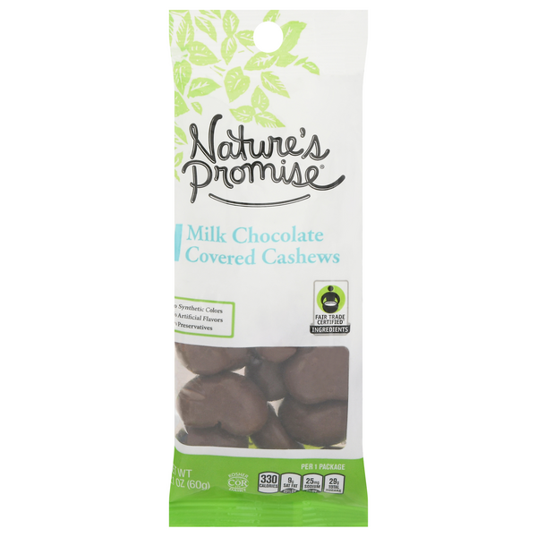 Nature's Promise Milk Chocolate Covered Cashews