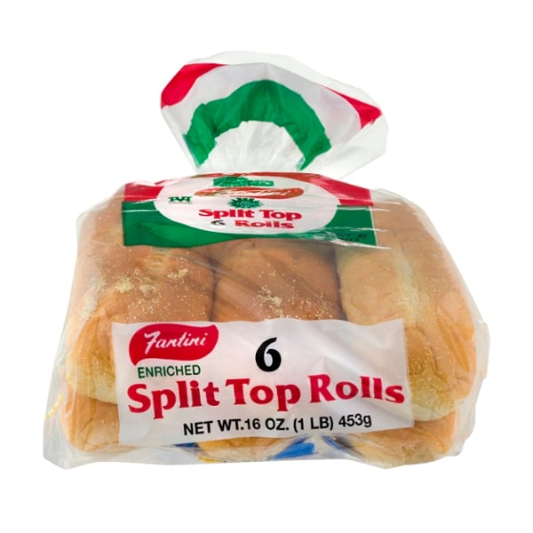 Fantini Split Top Rolls - 6 ct