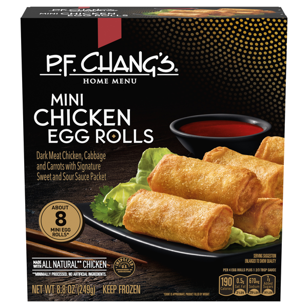P.F. Chang's Home Menu Chicken Egg Rolls Frozen