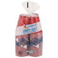 Giant Everyday Red Plastic Party Cups for Cold Beverages 18 oz