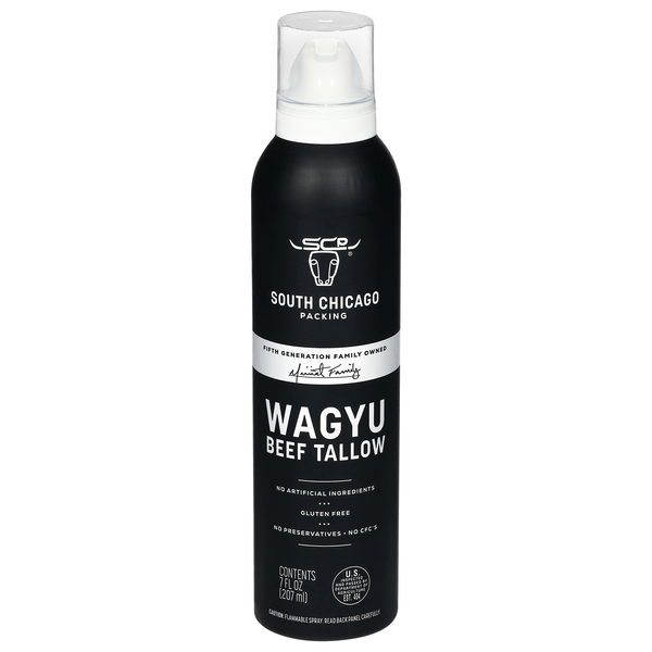 South Chicago Packing Wagyu Beef Tallow Cooking Fat Spray