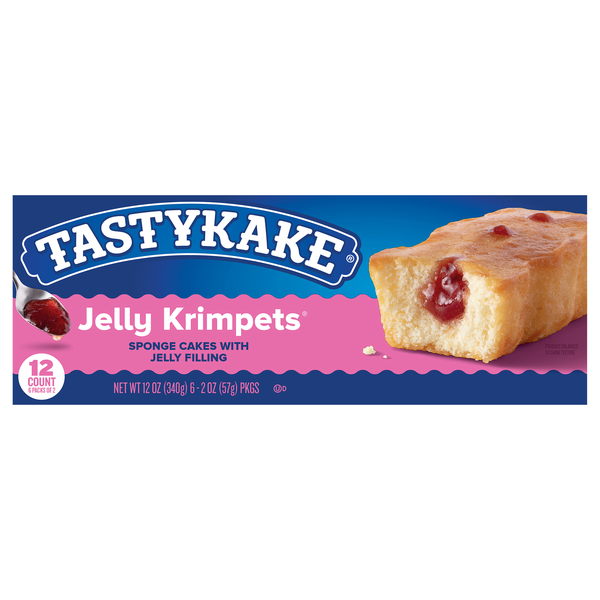 Tastykake Jelly Krimpets Snack Cakes 2 ea - 6 pk