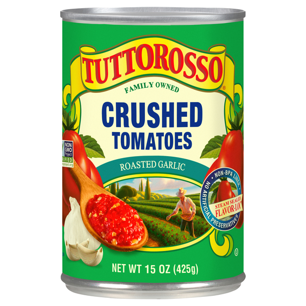 Tuttorosso Roasted Garlic Crushed Tomatoes