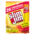 Slim Jim Original Smoked Meat Sticks Snack Size - 26 ct