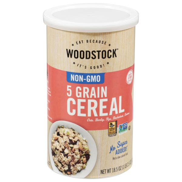 Woodstock No Sugar Added 5 Grain Hot Cereal