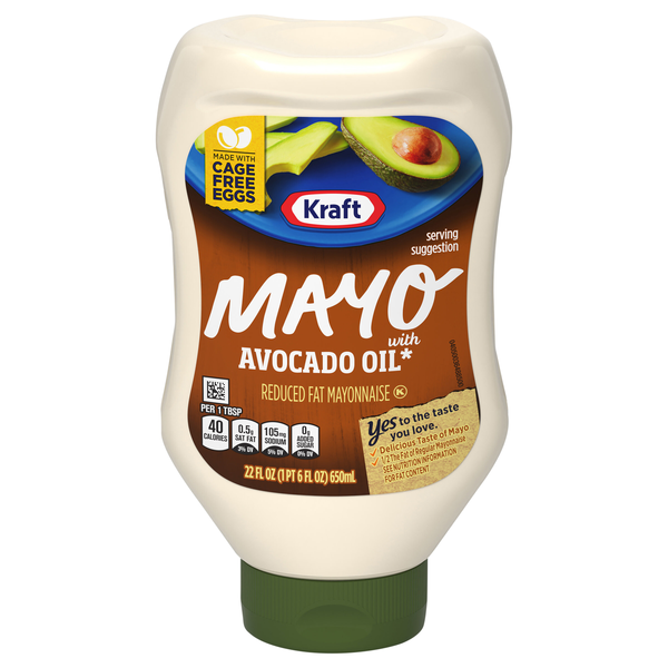 Kraft Reduced Fat Mayo with Avocado Oil