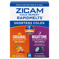 ZICAM Cold Remedy Rapidmelts Original + Nighttime Quick-Dissolve Tablets