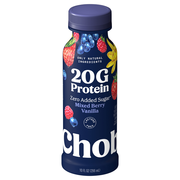 Chobani Complete Mixed Berry Vanilla Greek Yogurt 20g Protein Drink