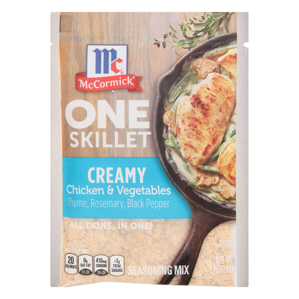 Save on McCormick One Skillet Seasoning Mix Packet Creamy Chicken