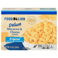 Food Lion Deluxe Macaroni & Cheese Dinner Original