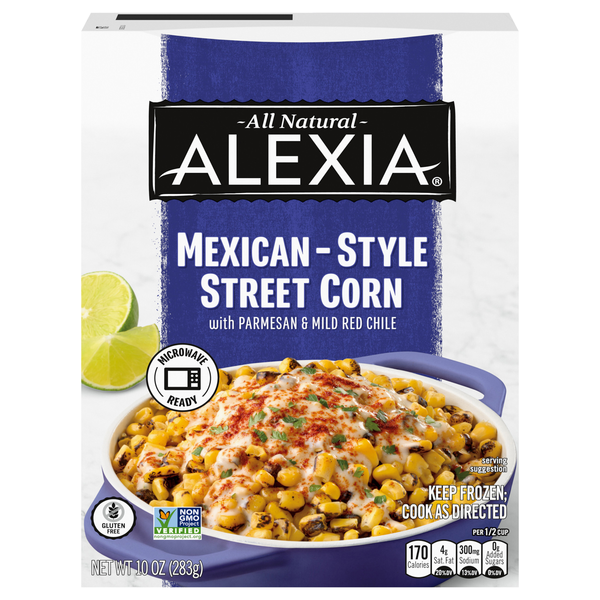 Alexia Mexican-Style Street Corn with Parmesan & Mild Red Chile Frozen