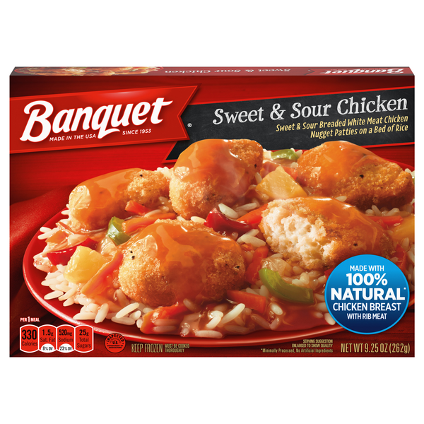 Banquet Sweet & Sour Chicken Frozen Meal