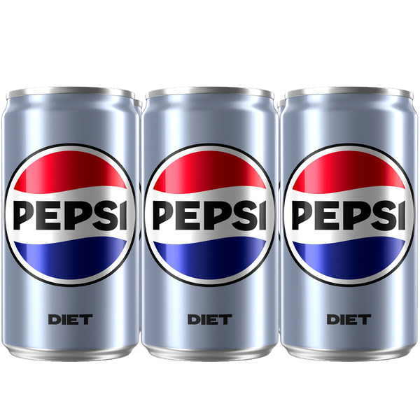 Diet Pepsi Cola Soda Mini - 6 pk