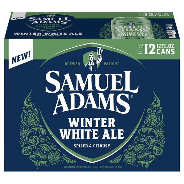 Samuel Adams Winter White Ale Beer - 12 pk