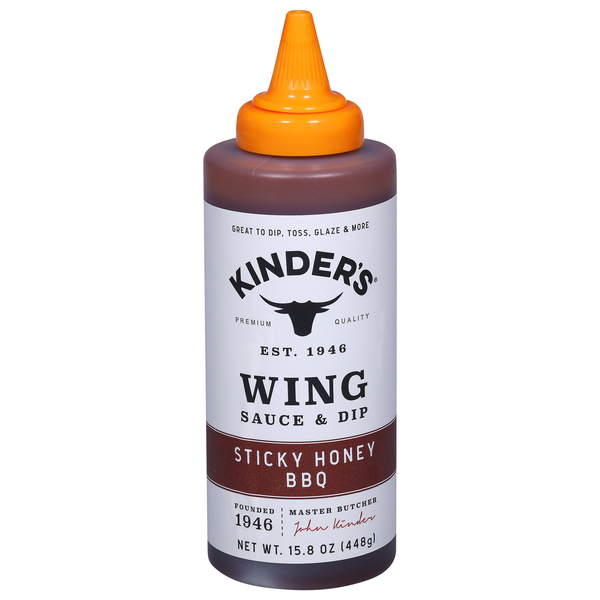 Kinder's Sticky Honey BBQ Wing Sauce & Dip