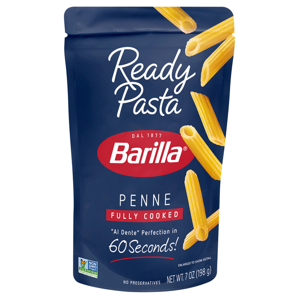 Barilla 60 Second Fully Cooked Penne Ready Pasta Microwavable
