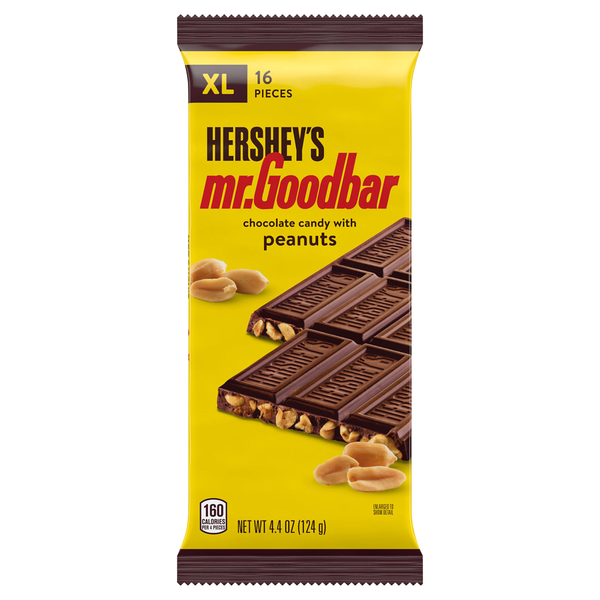 Hershey's Mr. Goodbar Chocolate Candy Bar with Peanuts XL