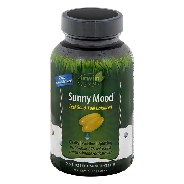 Irwin Naturals Sunny Mood Liquid Softgels