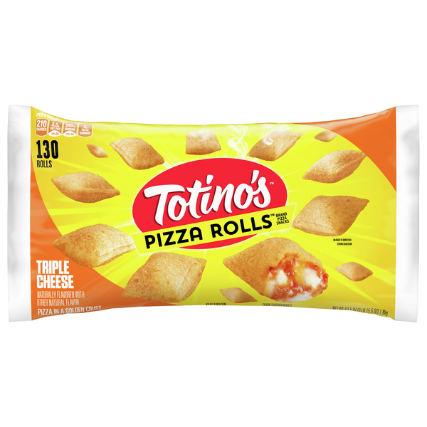 Save on Totino's Pizza Rolls Triple Cheese 130 ct Order Online