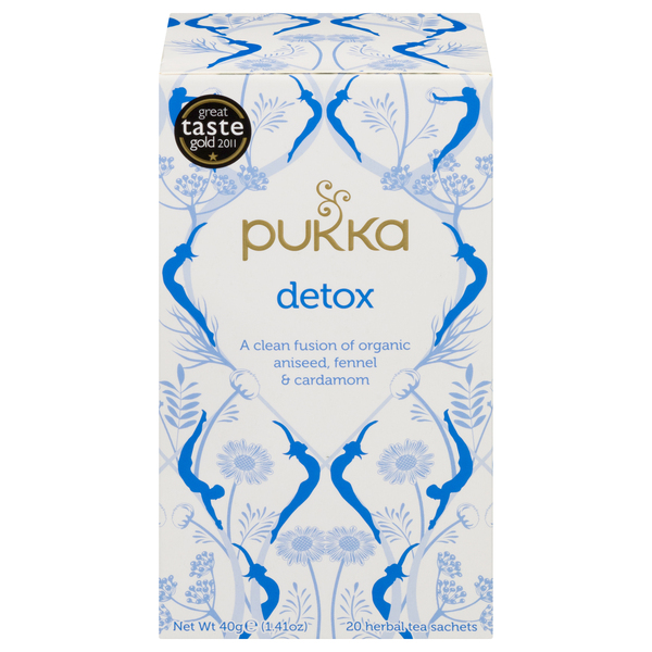 Save on Pukka Detox Herbal Tea Sachets Order Online Delivery MARTIN'S