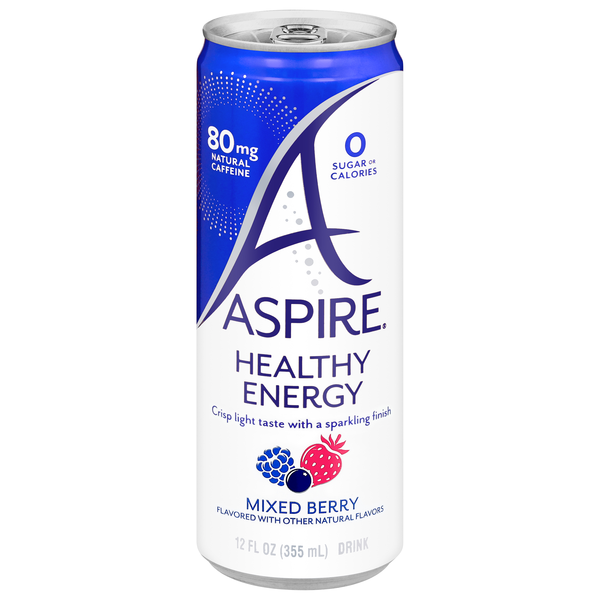 Aspire Mixed Berry Healthy Energy Drink