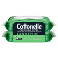 Cottonelle GentlePlus Flushable Wipes with Aloe 42 ct ea - 2 pk