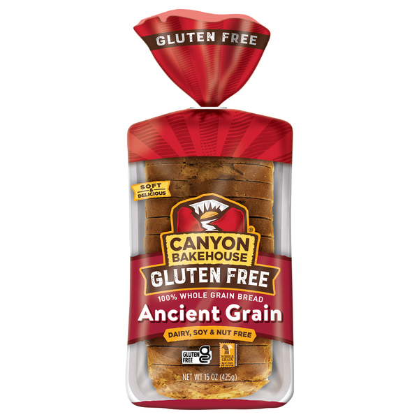 Canyon Bakehouse Gluten Free 100% Whole Grain Ancient Grain Sliced Bread