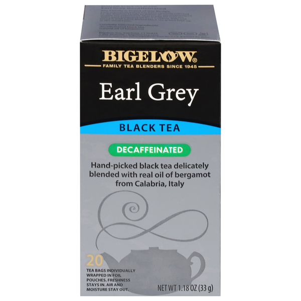 Bigelow Decaffeinated Earl Grey Black Tea Bags