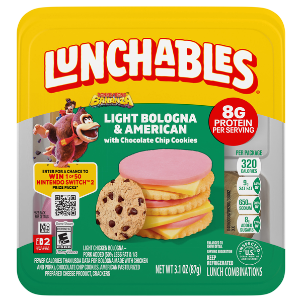 Lunchables Cracker Stackers Light Bologna & American