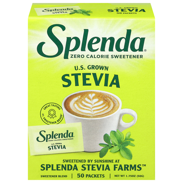 Splenda Stevia Zero Calorie Sweetener Packets